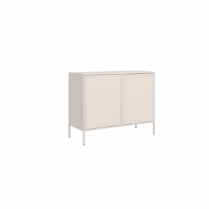 Komoda dwudrzwiowa z frezowanymi frontami MDF Kaszmir