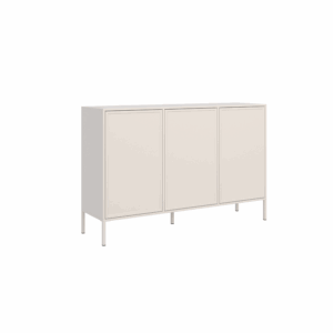 Komoda trzydrzwiowa z frezowanym frontami MDF Kaszmir