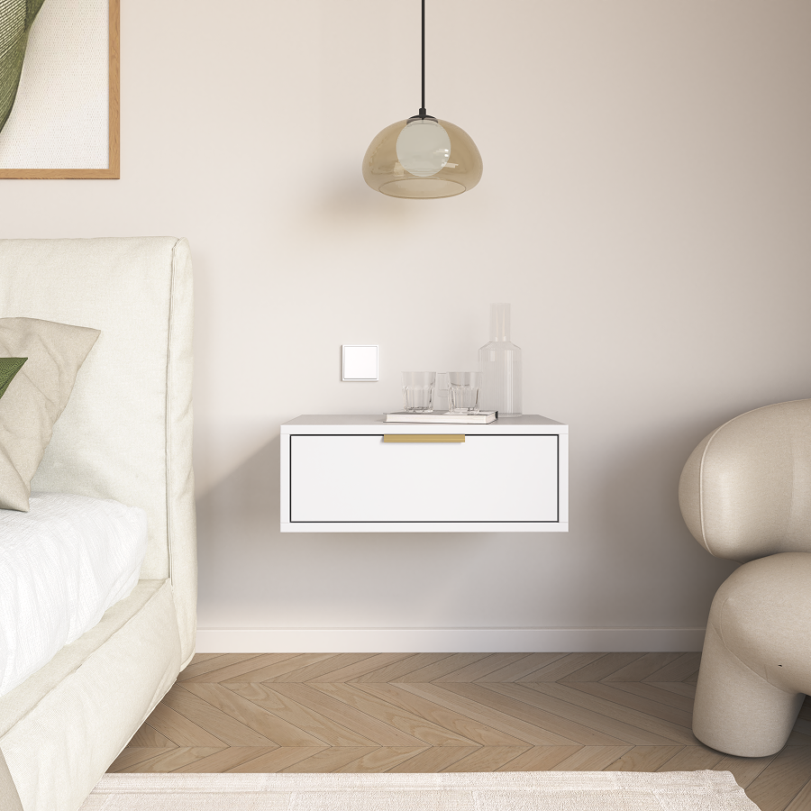 VENA BIAŁA SZAFKA NOCNA WISZACA now