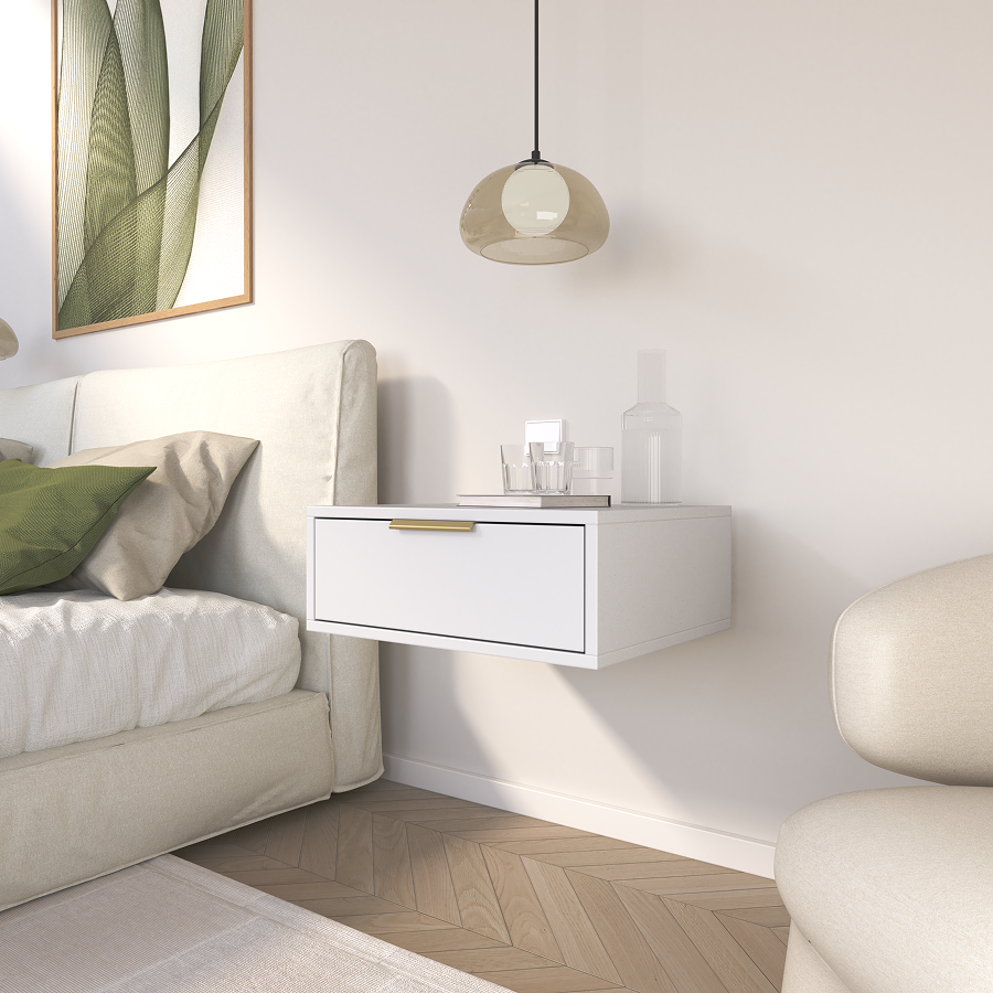 VENA BIAŁA SZAFKA NOCNA WISZACA nowa