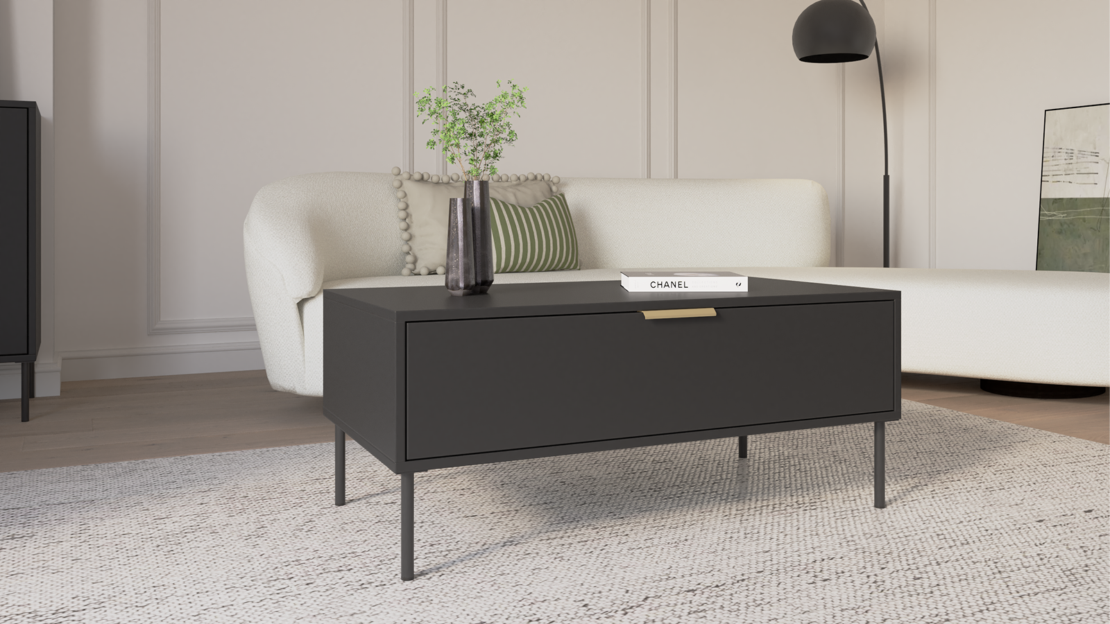 VENA CZARNA STOLIK KAWOWY