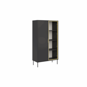 Witryna dwudrzwiowa Czarna