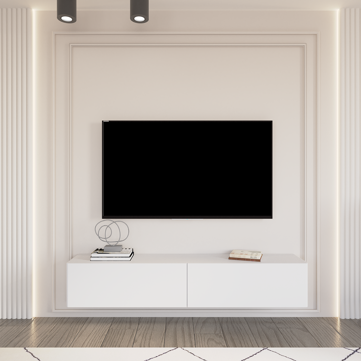 olio biała rtv wiszaca-1