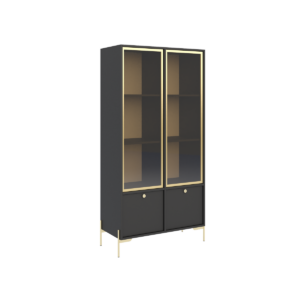 Witryna Czterodrzwiowa  Czarna