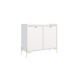 Komoda Dwudrzwiowa  Biała