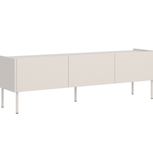 Szafka RTV z Trzema Klapami 140cm Kaszmir/Dąb Olejowany SENSO