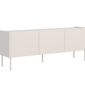 Szafka RTV Trzydrzwiowa 140cm Kaszmir/Dąb Olejowany SENSO